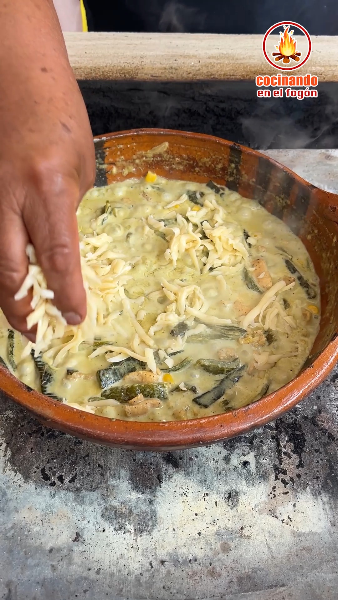 Rajas con pollo en crema 🌟 | Cocinando en el fogón | Facebook