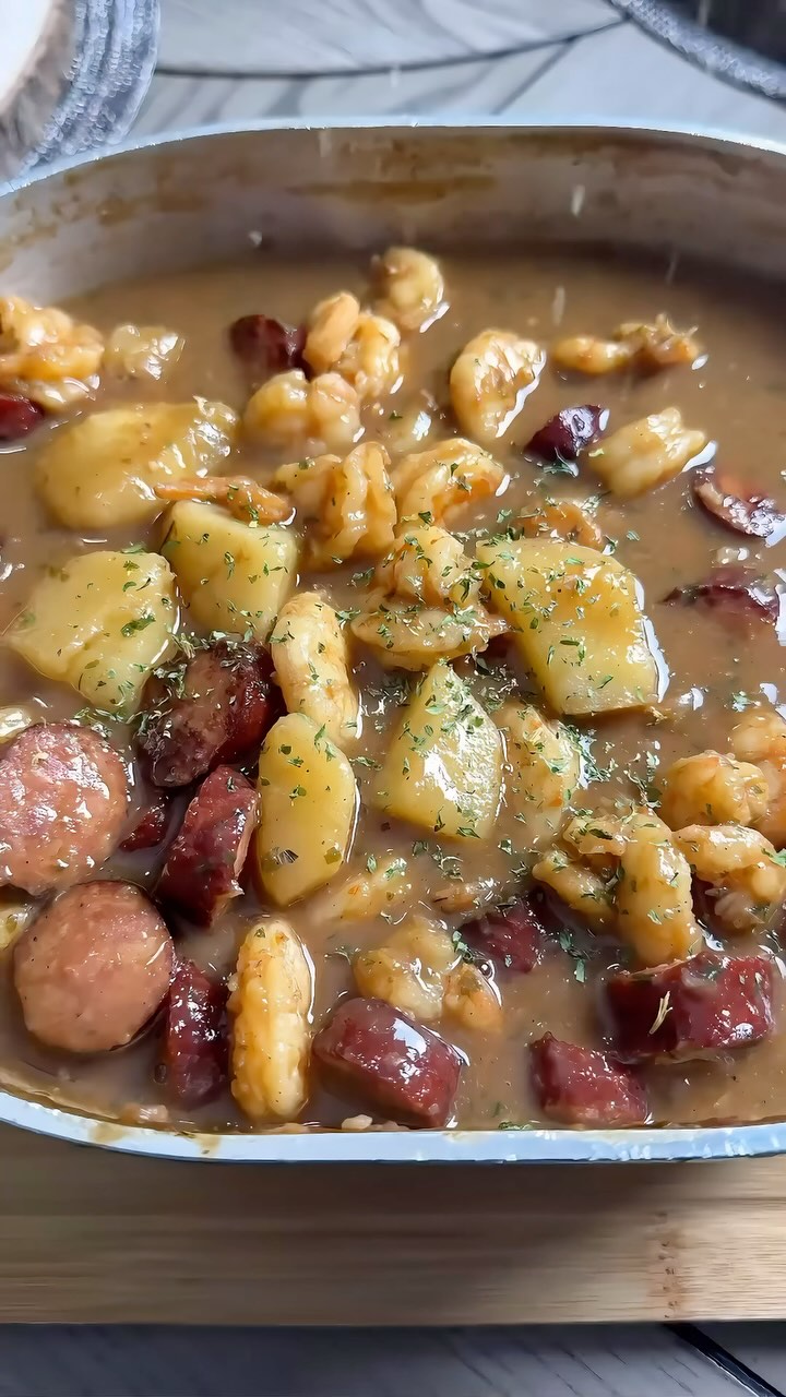 Let’s make Shrimp Stew with Sausage and Potatoes 😋🦐⁣ ⁣ Shrimp Stew ...