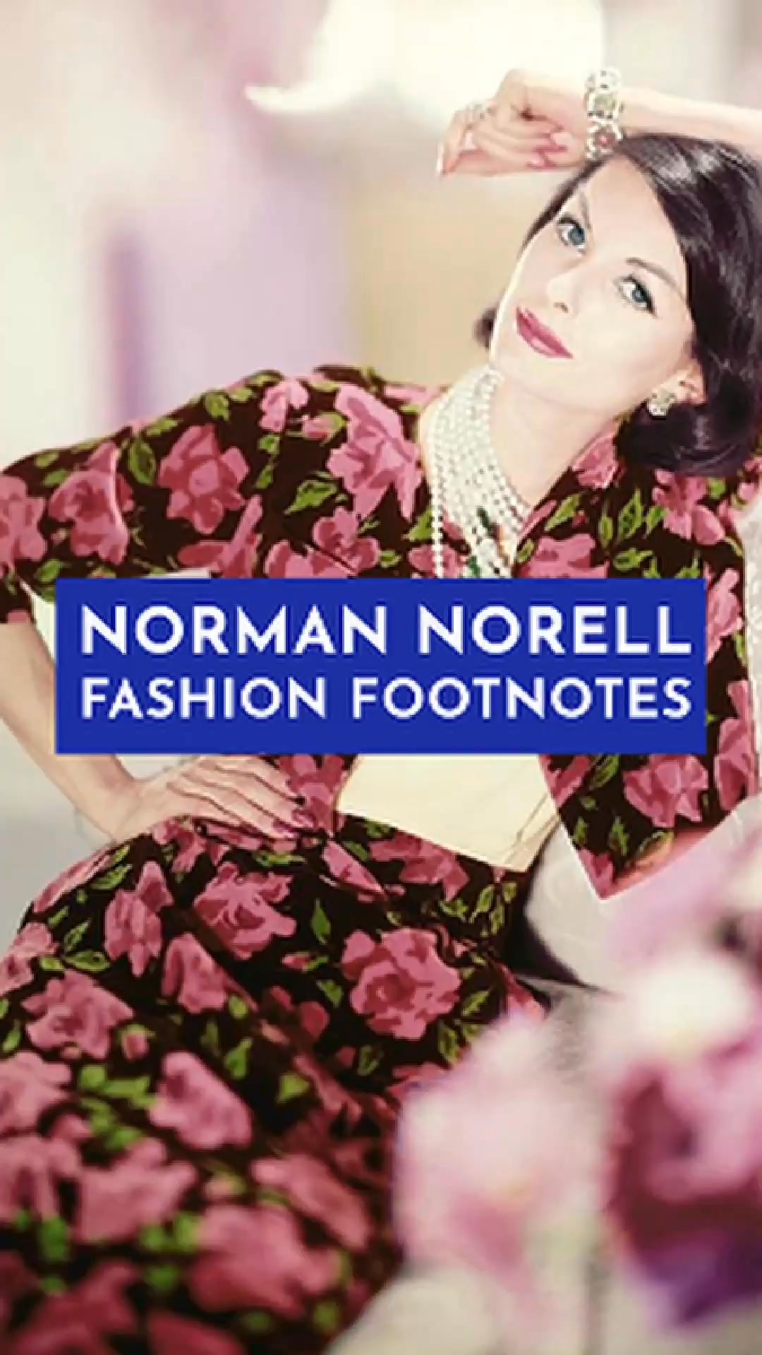 Norman Norell's iconic american fashion designs