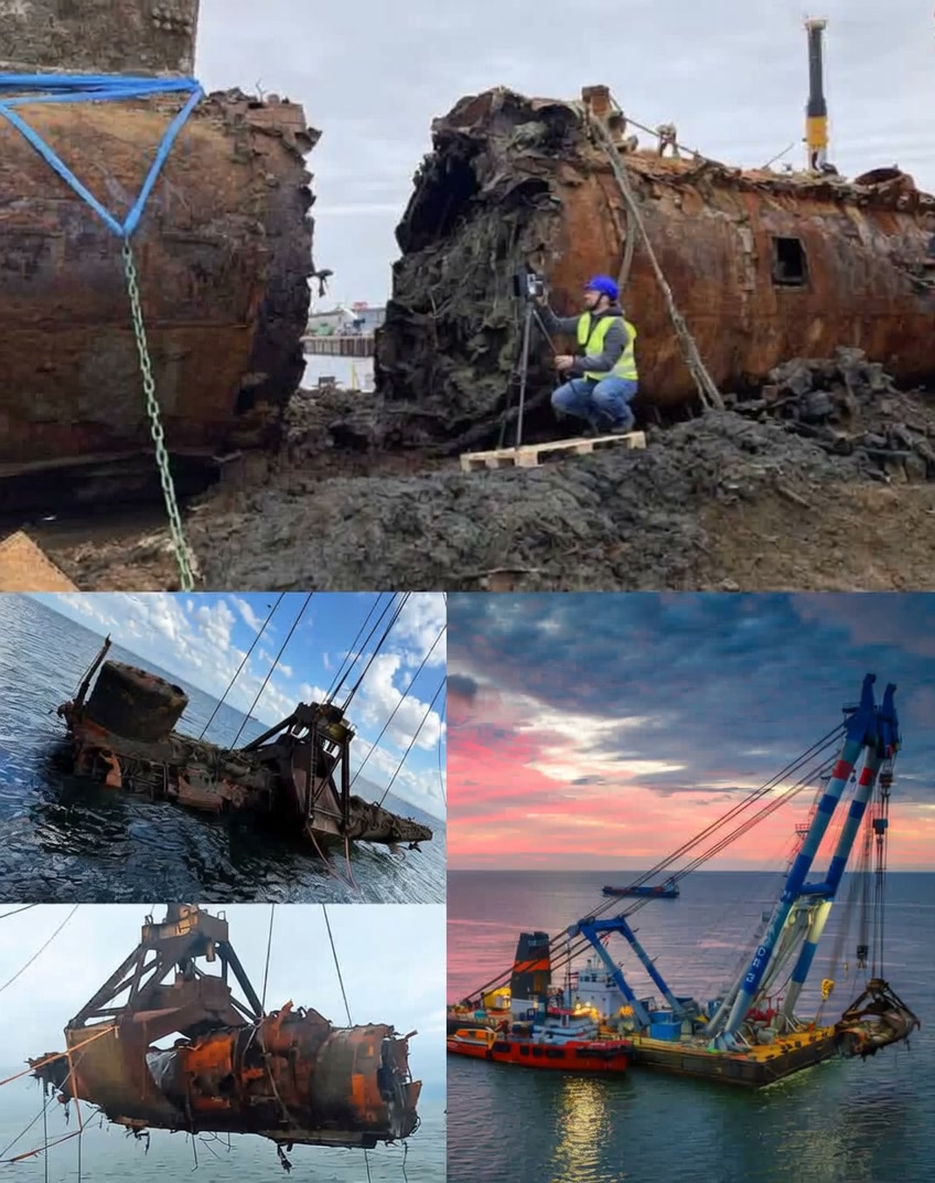 After 106 years hidden beneath the North Sea, a legendary World
