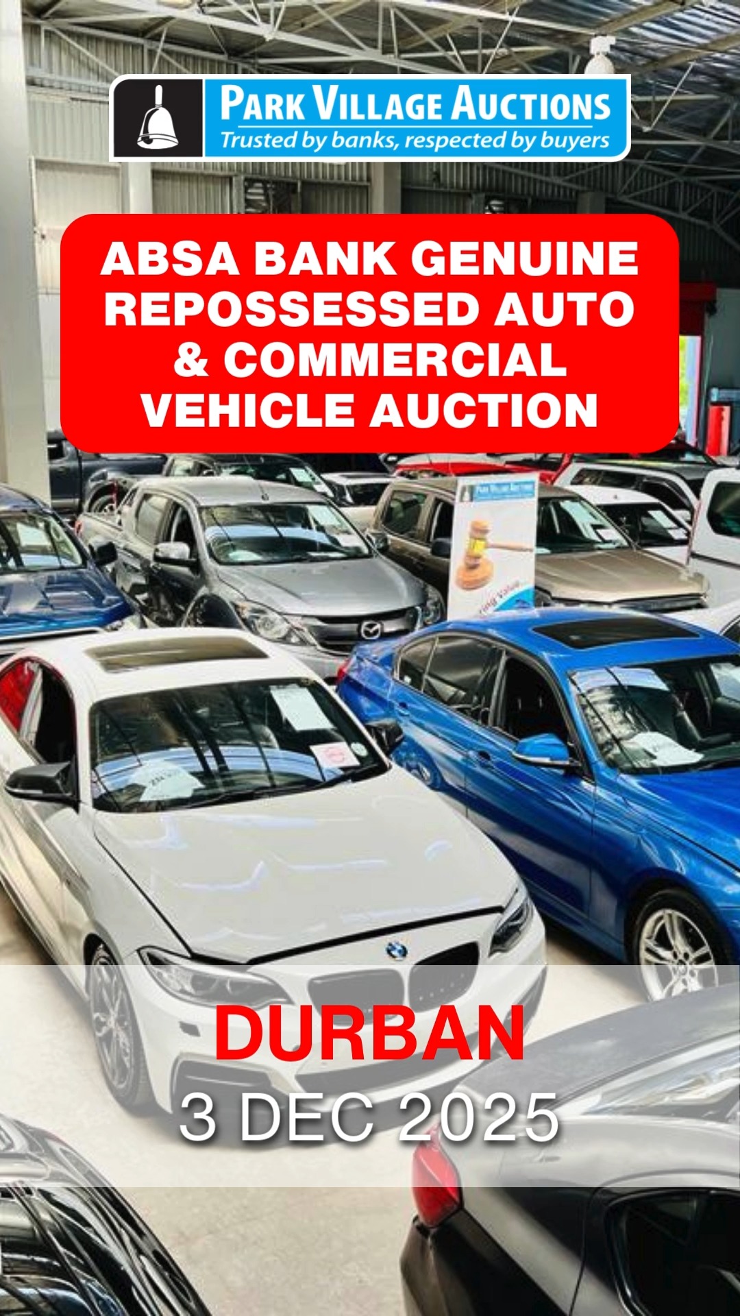 🚨 ABSA Passenger & Commercial Vehicle Webcast Auction – Durban 🚨 ...