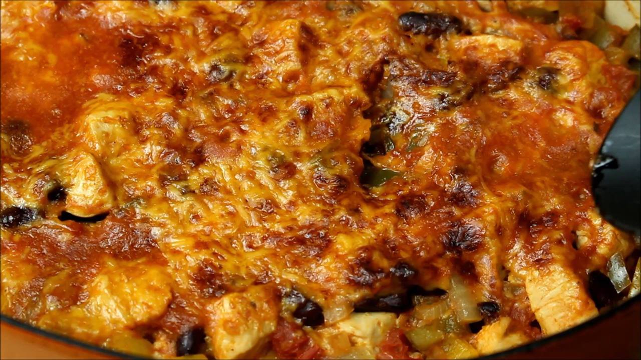 OnePot Chicken Enchilada Rice What do you get when you cross