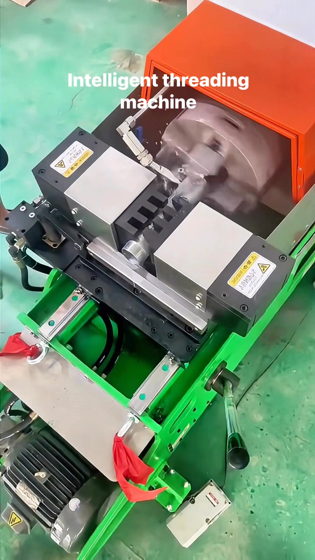 Automatic identification of pipe diameter, automatic memory of thread ...