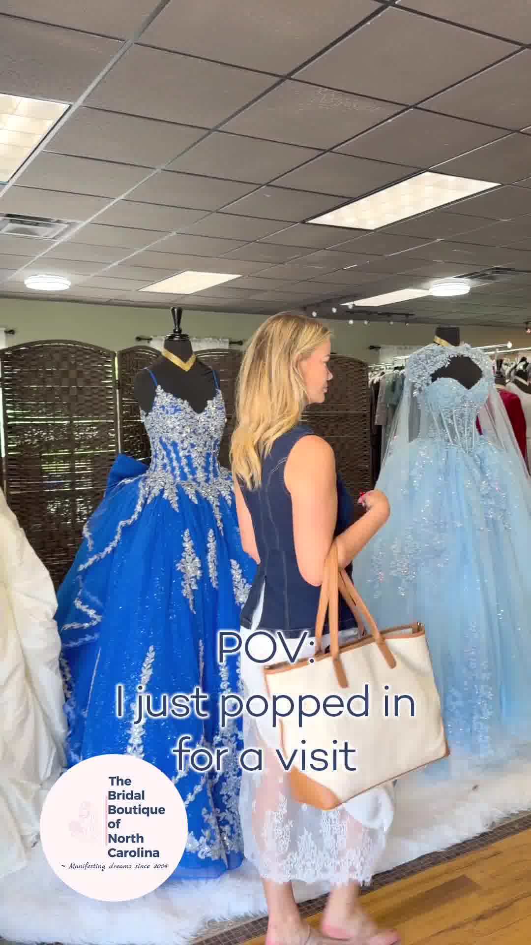 Nothing is more beautiful than a confident bride...., #BridalBoutiqueOfNC #FromMissToMrs #BrideToBe #WeddingDress #WeddingGown #BridalStyle #WeddingDressShopping #NCBride