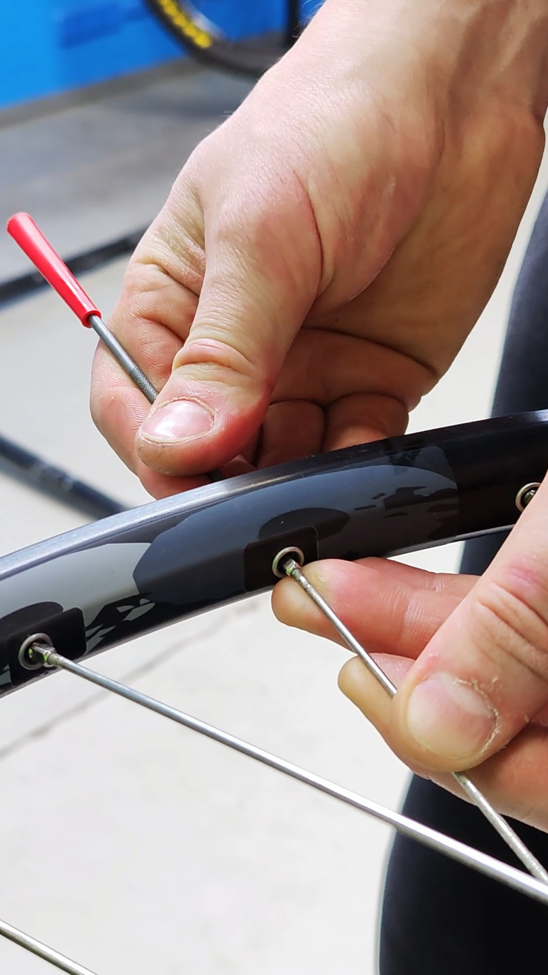 Quick installation of a new rim on your bicycle wheel. Have you ever ...