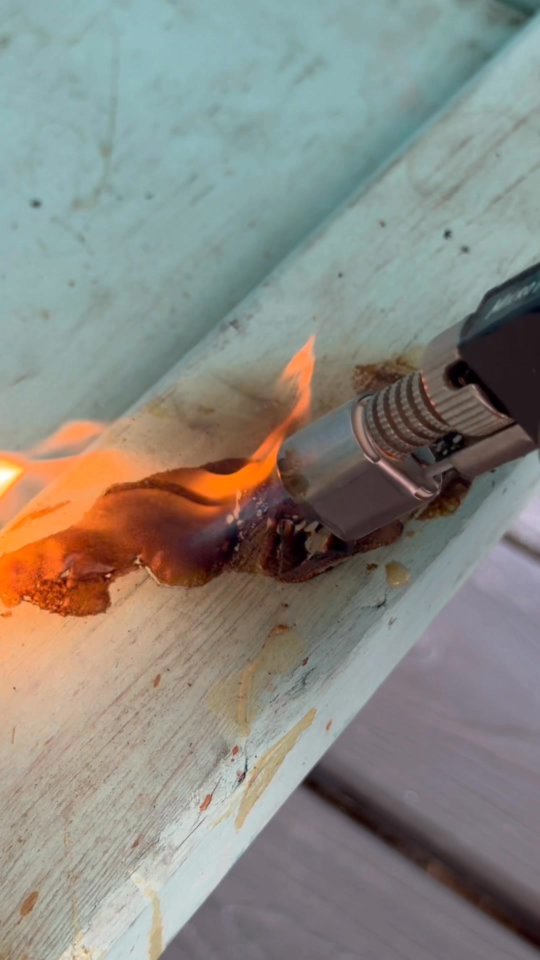 Did you know you can remove epoxy with heat? 🔥 #howto | Dr Restoration ...