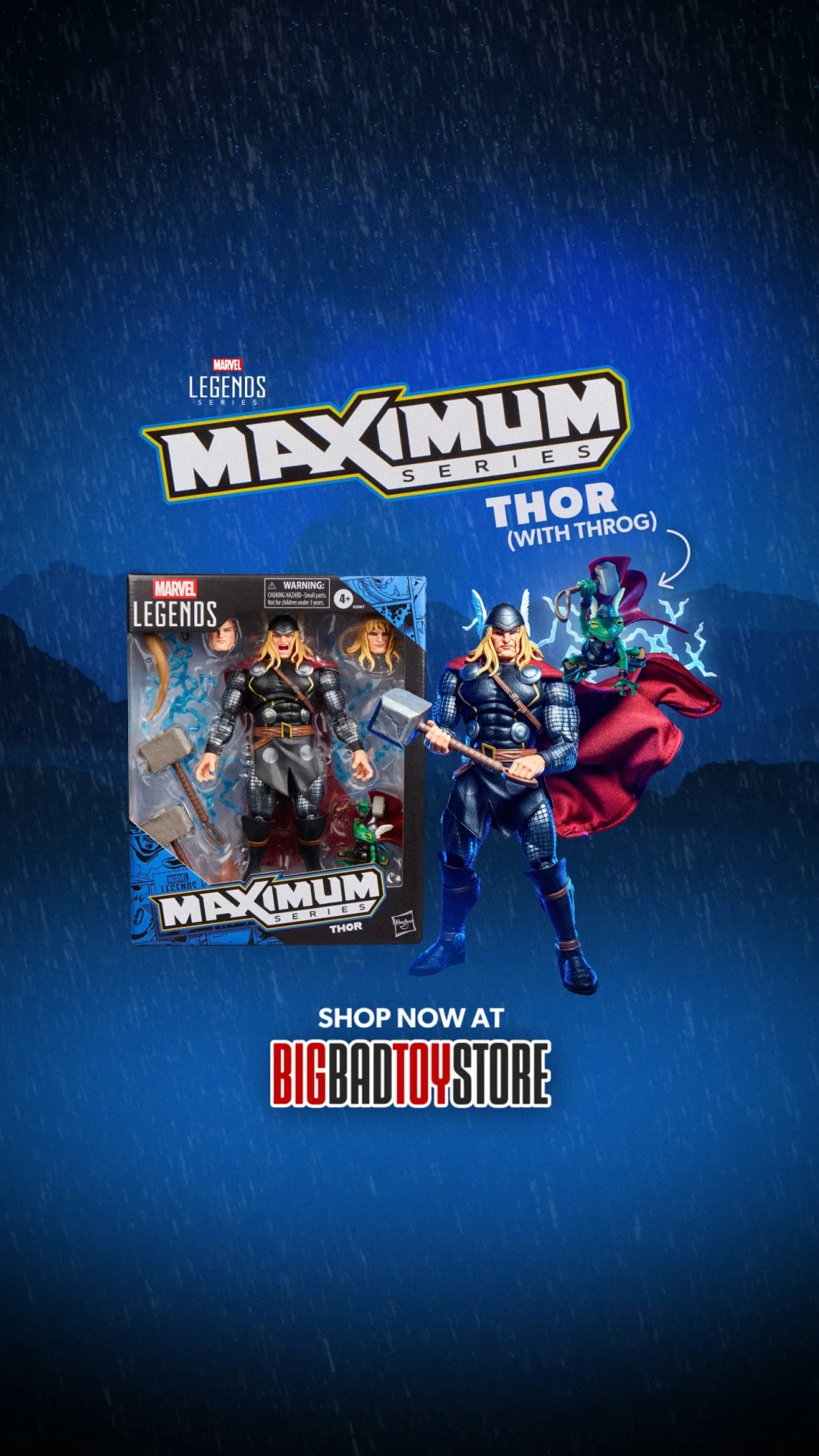 Bring the thunder ⚡🔨 The Marvel Legends Maximum Series Thor delivers ...