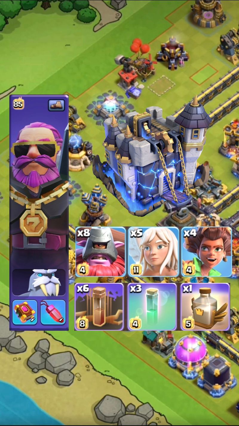 Fireball + rocket balloon th 14. #coc #clashofclans #supercell