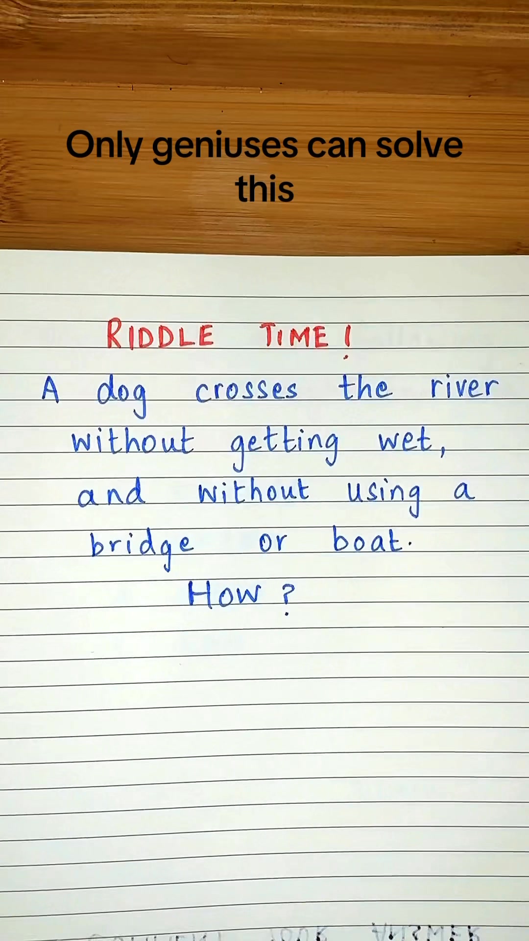 Only geniuses can solve this #riddles #puzzle #handwrittendelight #quiz ...