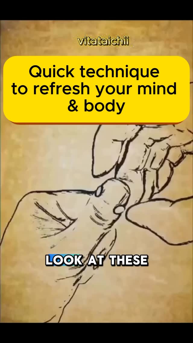 Quick technique to refresh your mind & body 💛 #SelfCare #energyboost # ...