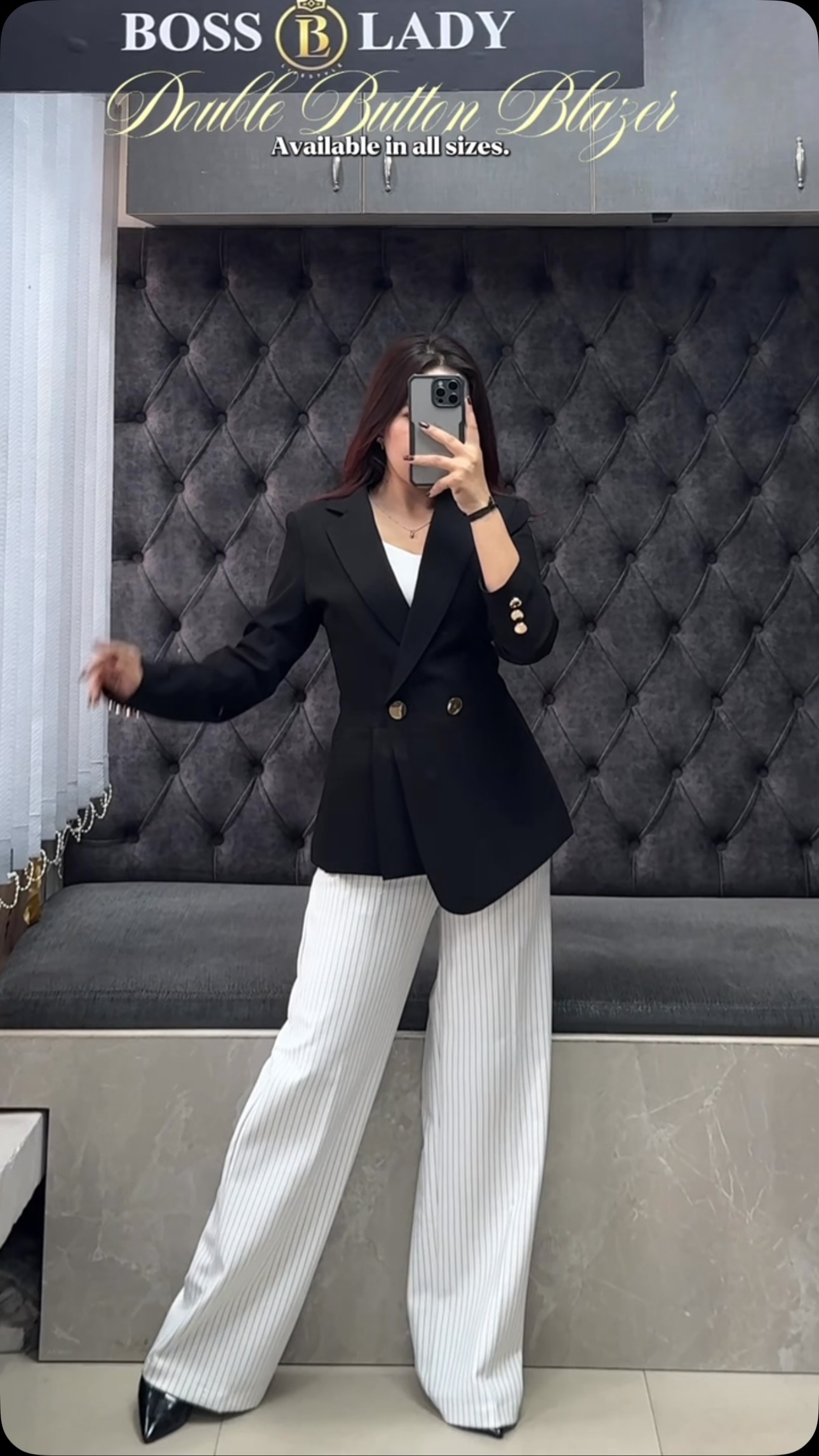 formal dress in nepal Wear it fully buttoned for protocol, or open for smart-corporate environments., #BossLadyNepal #attirenepal #officeoutfit #kathmandunepal #blackblazer | Boss Lady by Attire nepali dress for girl