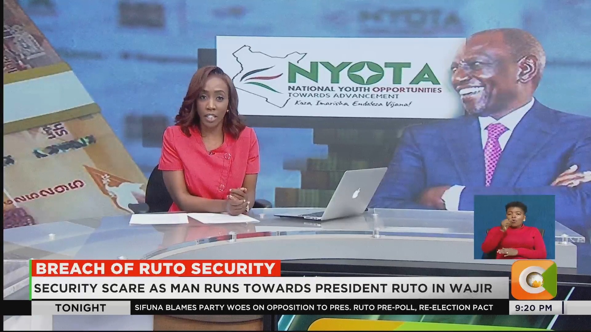 Breach Of Ruto Security: Security scare as man runs towards President ...