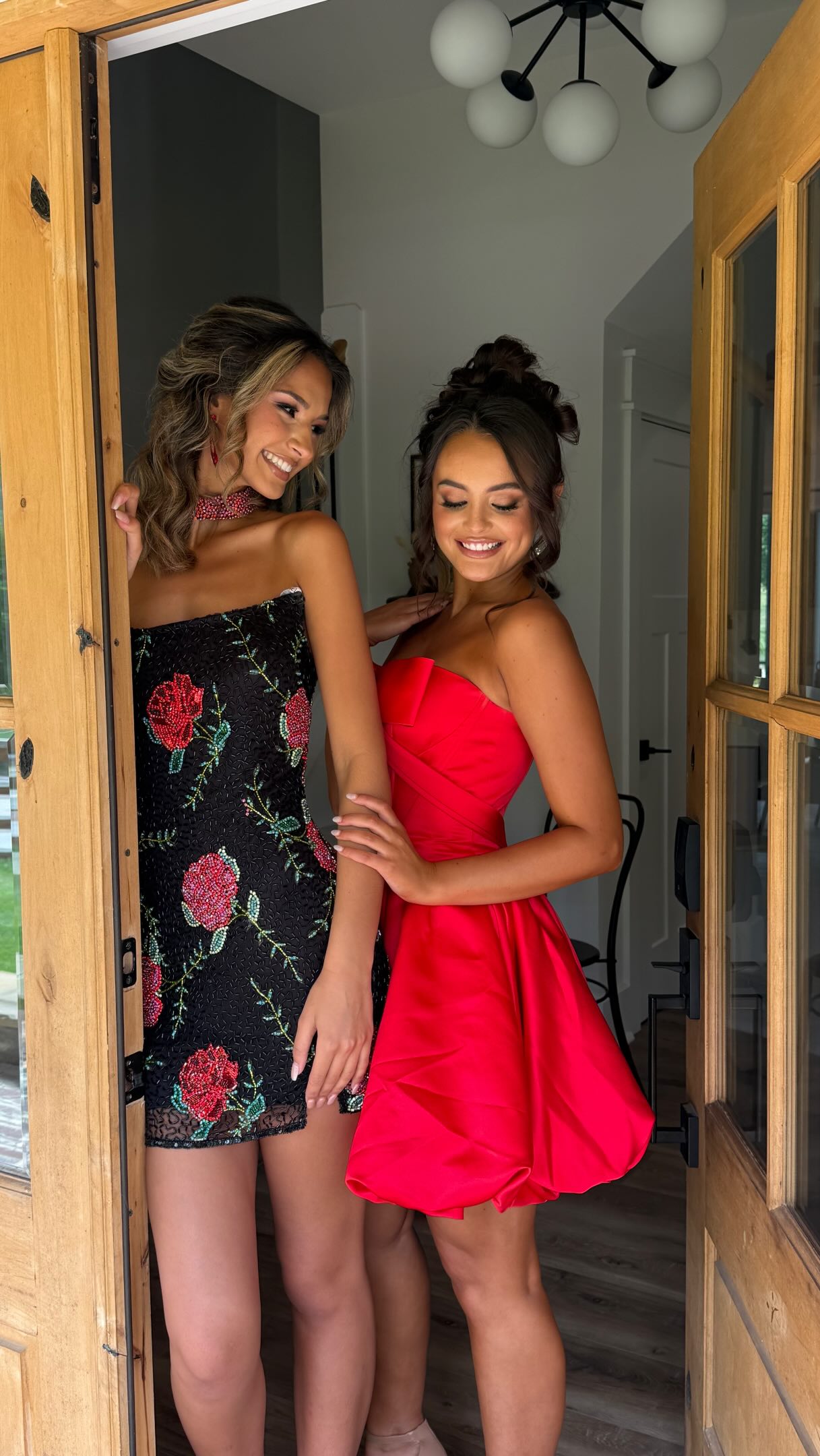 homecoming dresses for best friends A friend + Henri’s at >>> 🖤, Homecoming shopping is better with your bestie, especially when you have this many dresses to choose from., 🌹Shop top designers including Sherri gender: Female