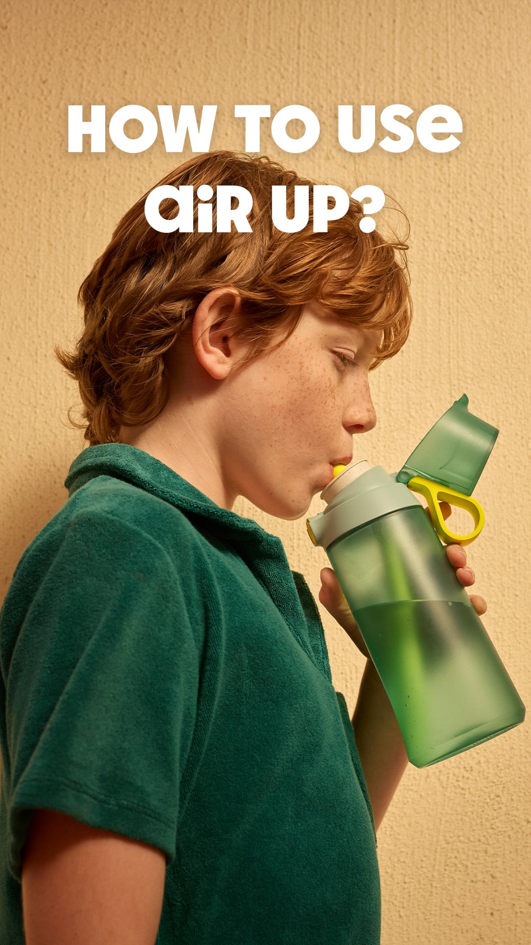 How to get taste by scent?👀, This is how you give taste to your water with your air up bottle., No artificials. No sugar. Just water. 💦, Made to be saved.💾 | air up