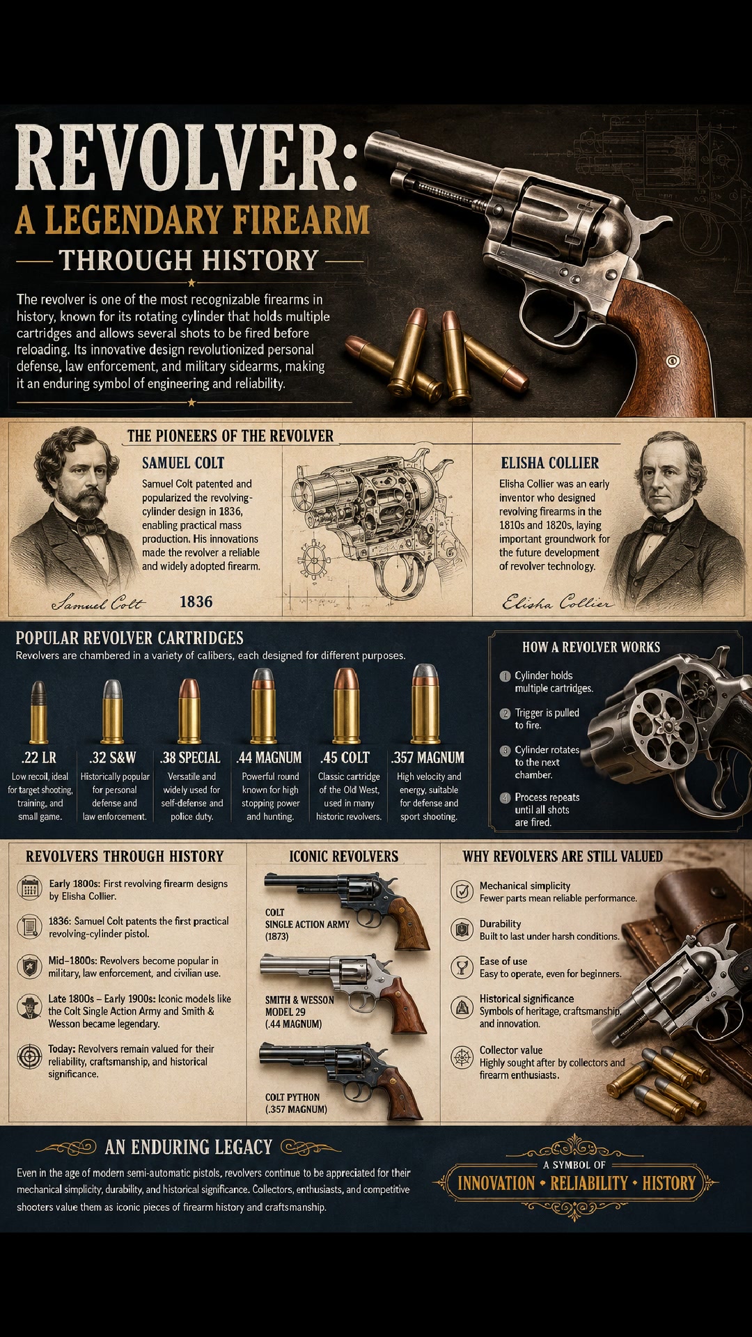 Revolver: A Legendary Firearm Through History The revolver is one