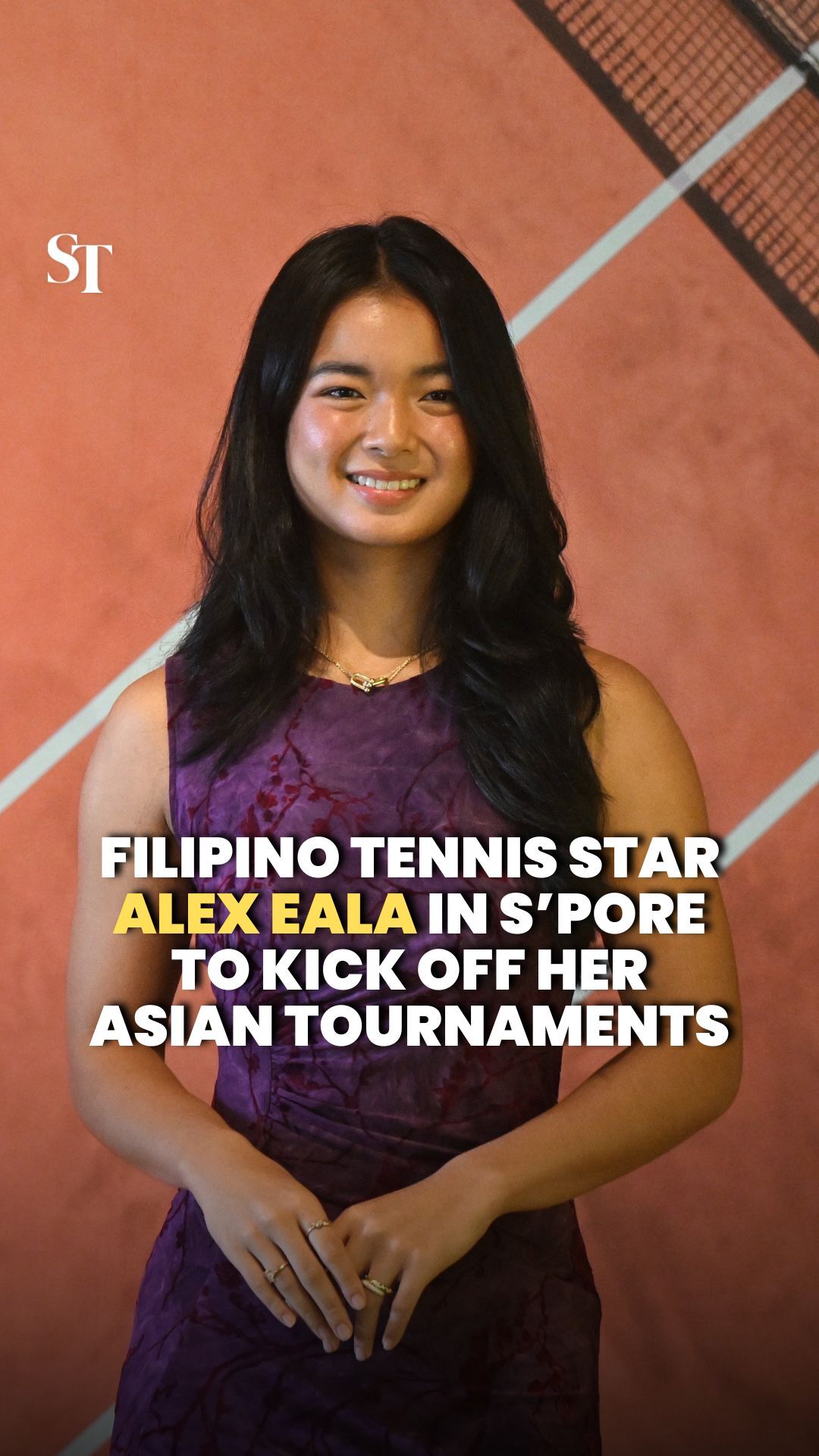 ftv blue dress What does representation mean for Filipino tennis star Alexandra Eala, one of sports’ brightest young talents?, Ahead of the Sept 21-27 WTA 500 Singapore Tennis Open, the 21-year-old talked about her Color:Black Lace/Caramel Lining