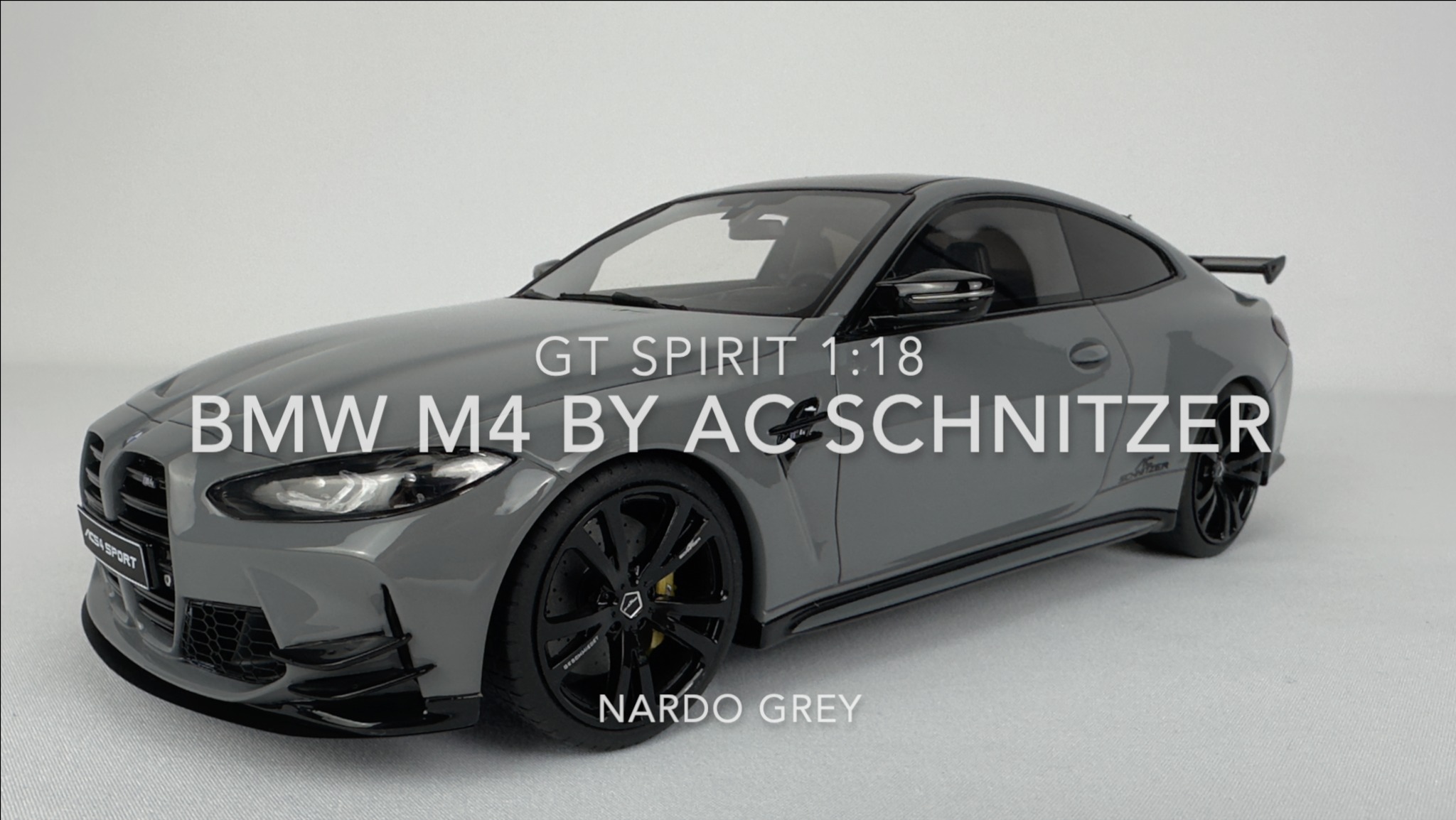 GT Spirit 1:18 BMW M4 by AC Schnitzer in Nardo Grey Unveiled