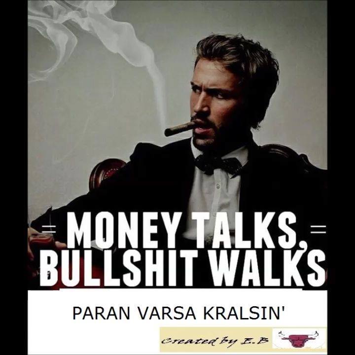 money #talks #bullshit #walks #slang #idioms #ingilizce