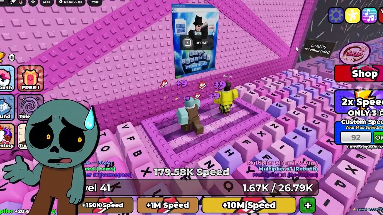 Starting Over Using ONLY ROBUX in Keyboard Escape #Goobers #new