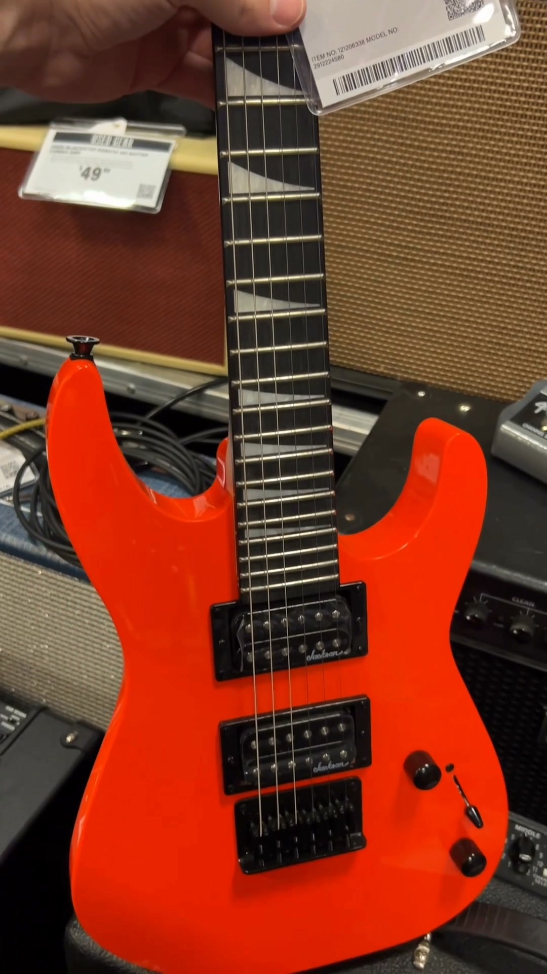 Is Jackson Dinky Minion guitar suitable for 5-year-old kids?