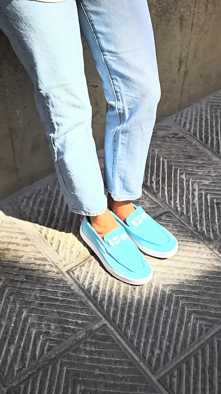 にゅ～ず SLIP LOAFER 『BLUE PINK』 #にゅ #Loafers #ローファー