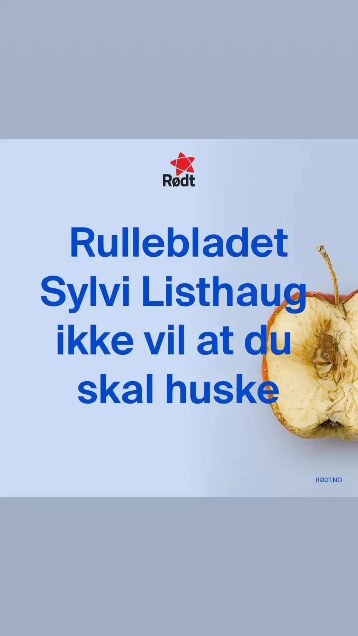 På tide å minne om hva FrP gjorde sist de satt i regjering. 👇 | Rødt ...