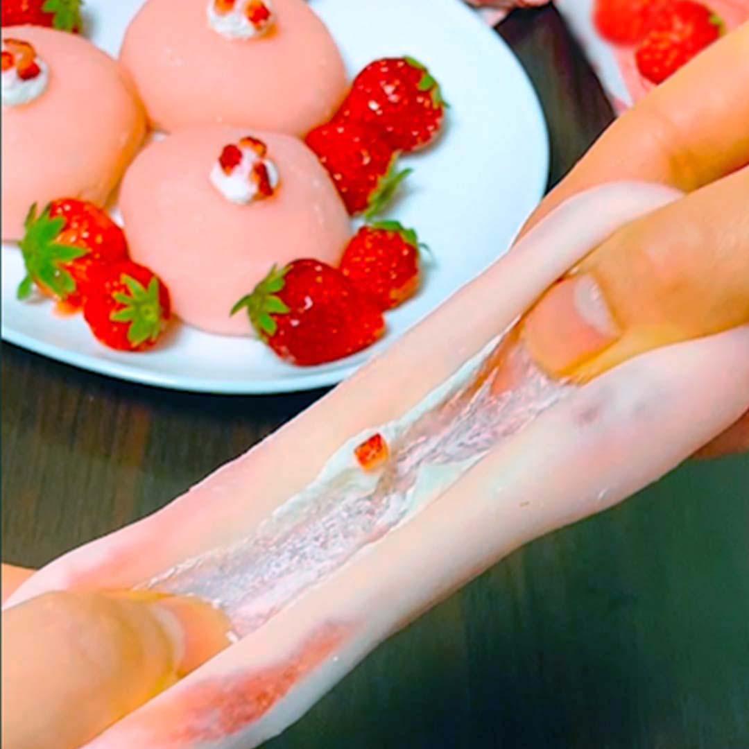 新食感！マシュマロでお餅！？】モチモチ感がハンパない♡とろける