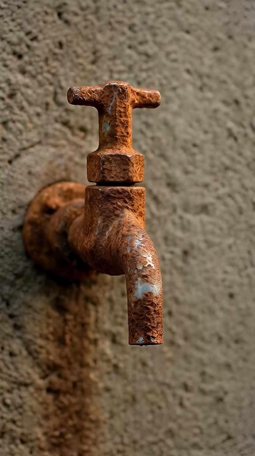 Rust melts instantly. Metal tap restored. Pure ASMR. 🔊 Sound ON. # ...