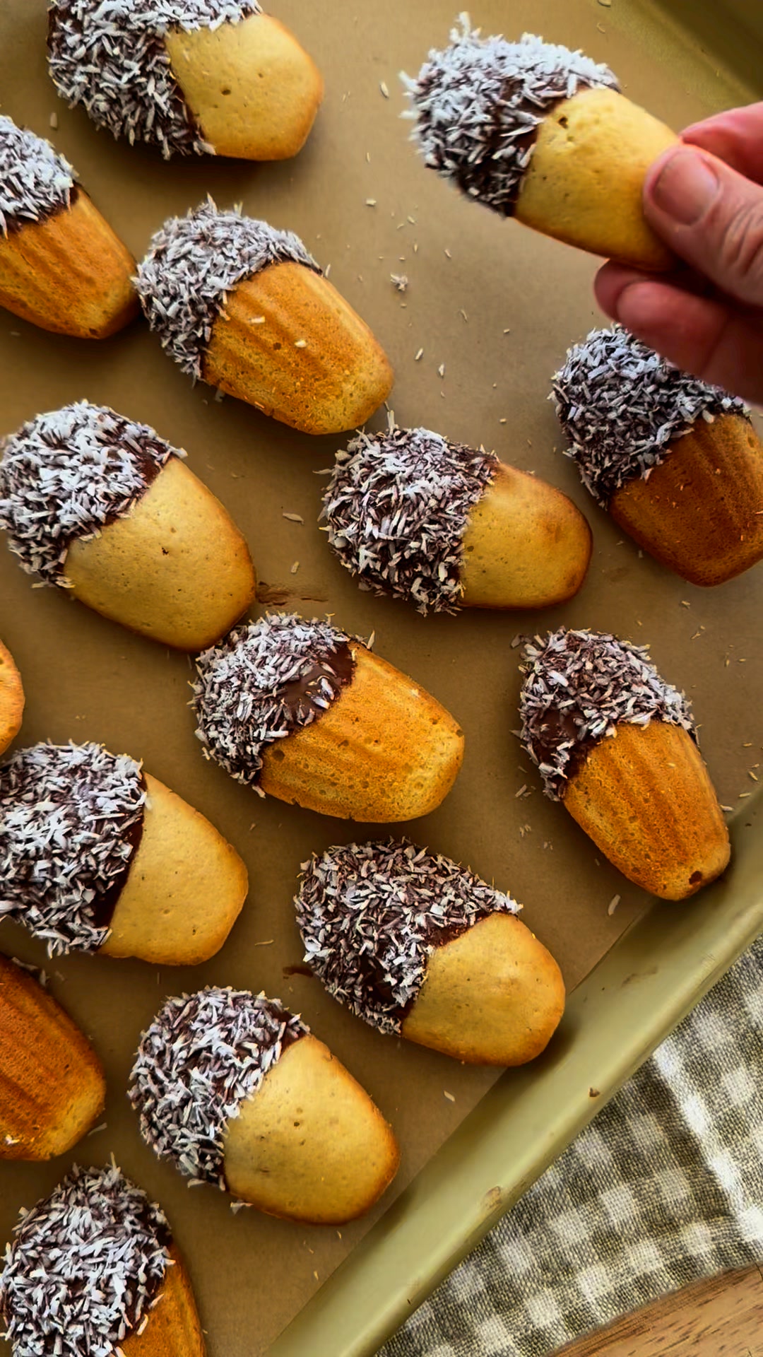 Madeleines are small, shell-shaped cakes from France, light and buttery ...