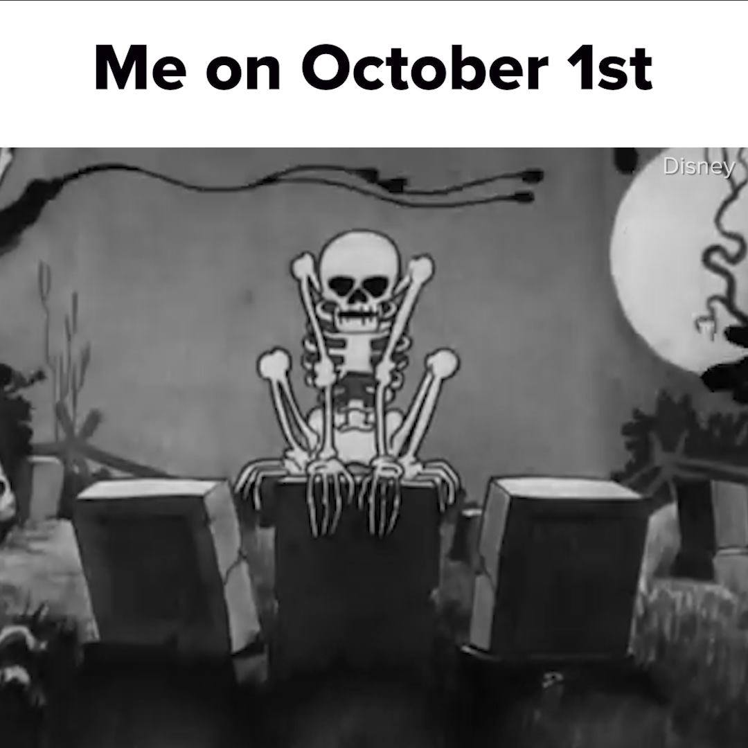 Me On October 1st | Spooky season is the best season 🎃🦇 | By BuzzFeed