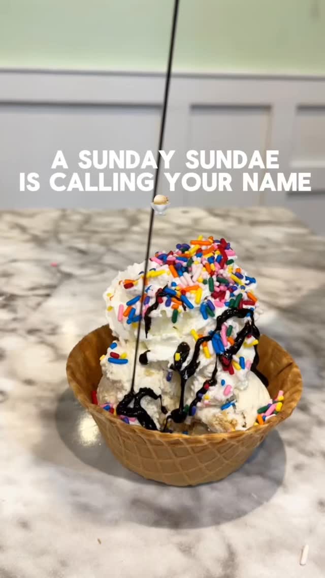 Sundays always call for a sweet sundae , ConeWestLoop WestLoop IceCream Chicago SweetTreat Cone Gourmet Ice Cream