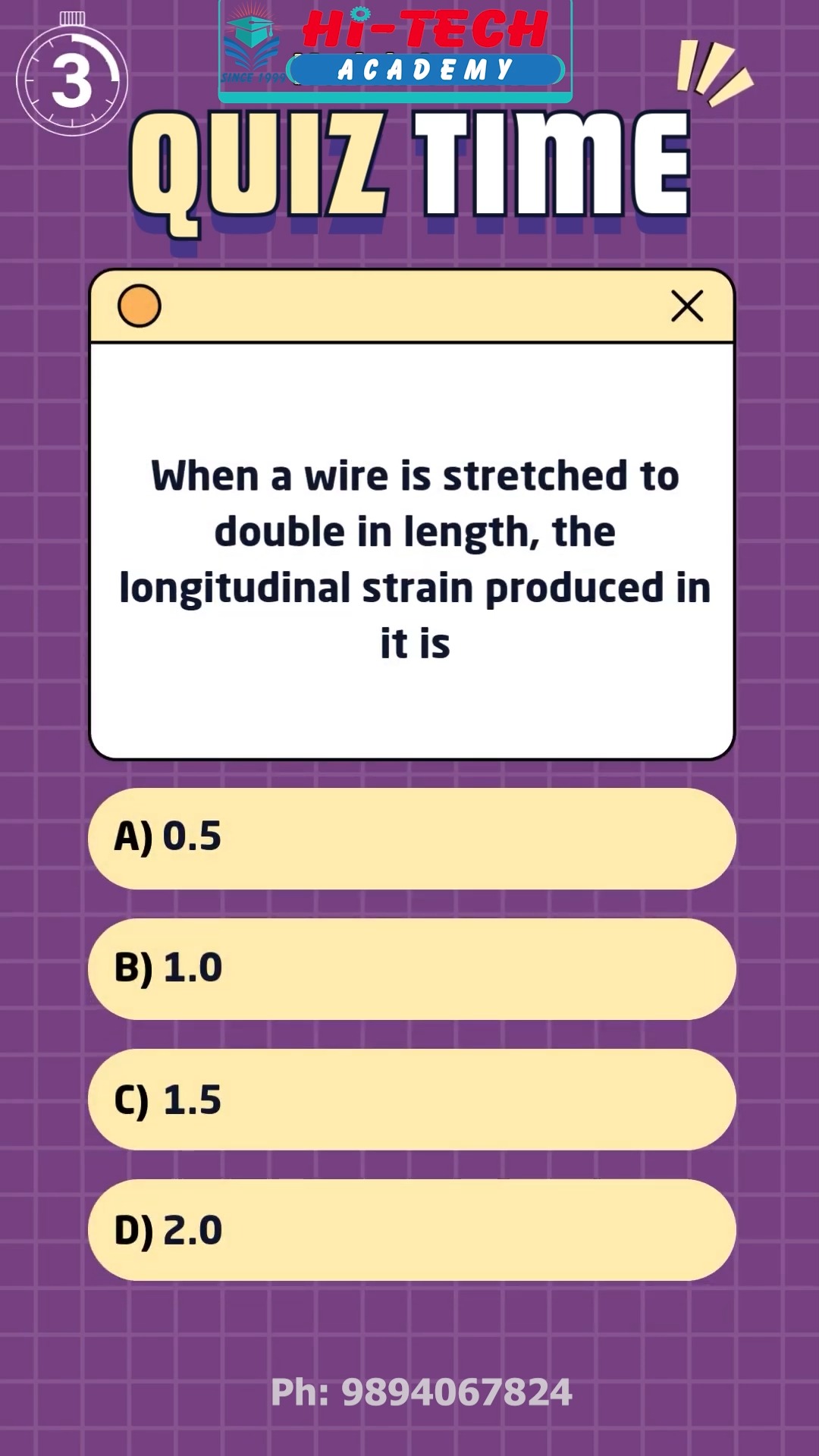 When a Wire is Stretched to Double Its Length – Longitudinal Strain ...