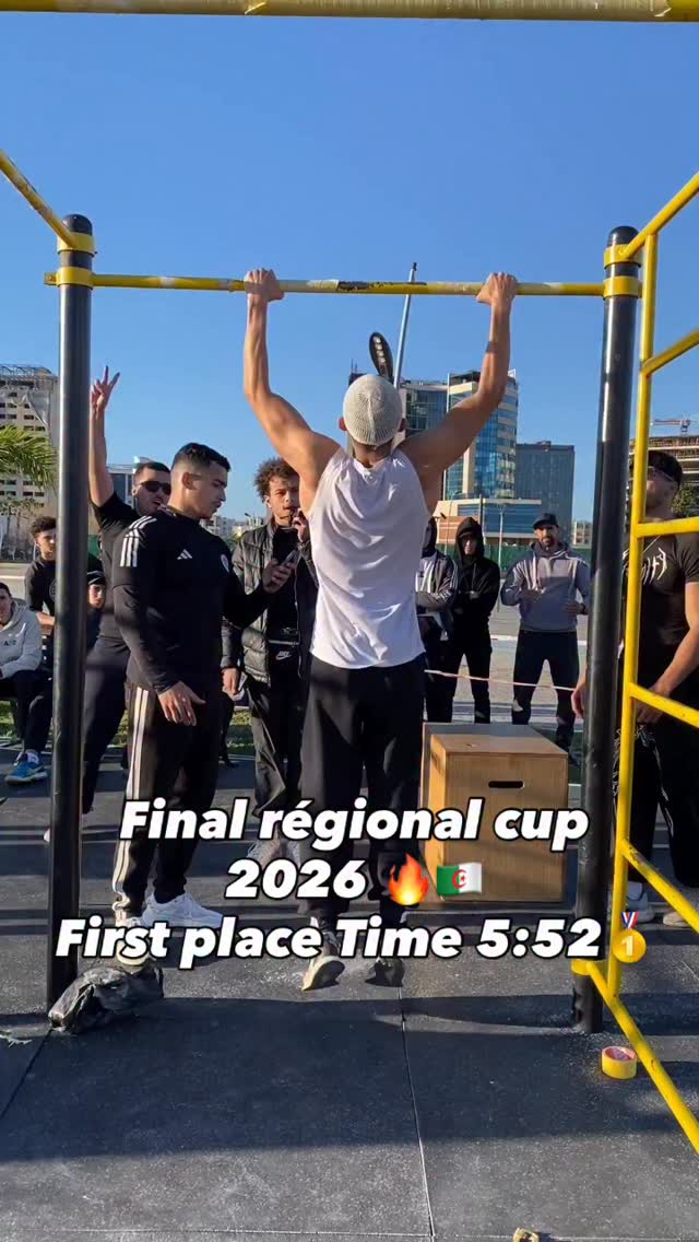 The winner of régional cup of alger 🇩🇿 2026 🥇الحمدلله Calisthenics endurance light weight 🥇👑🇩🇿🔥 ...