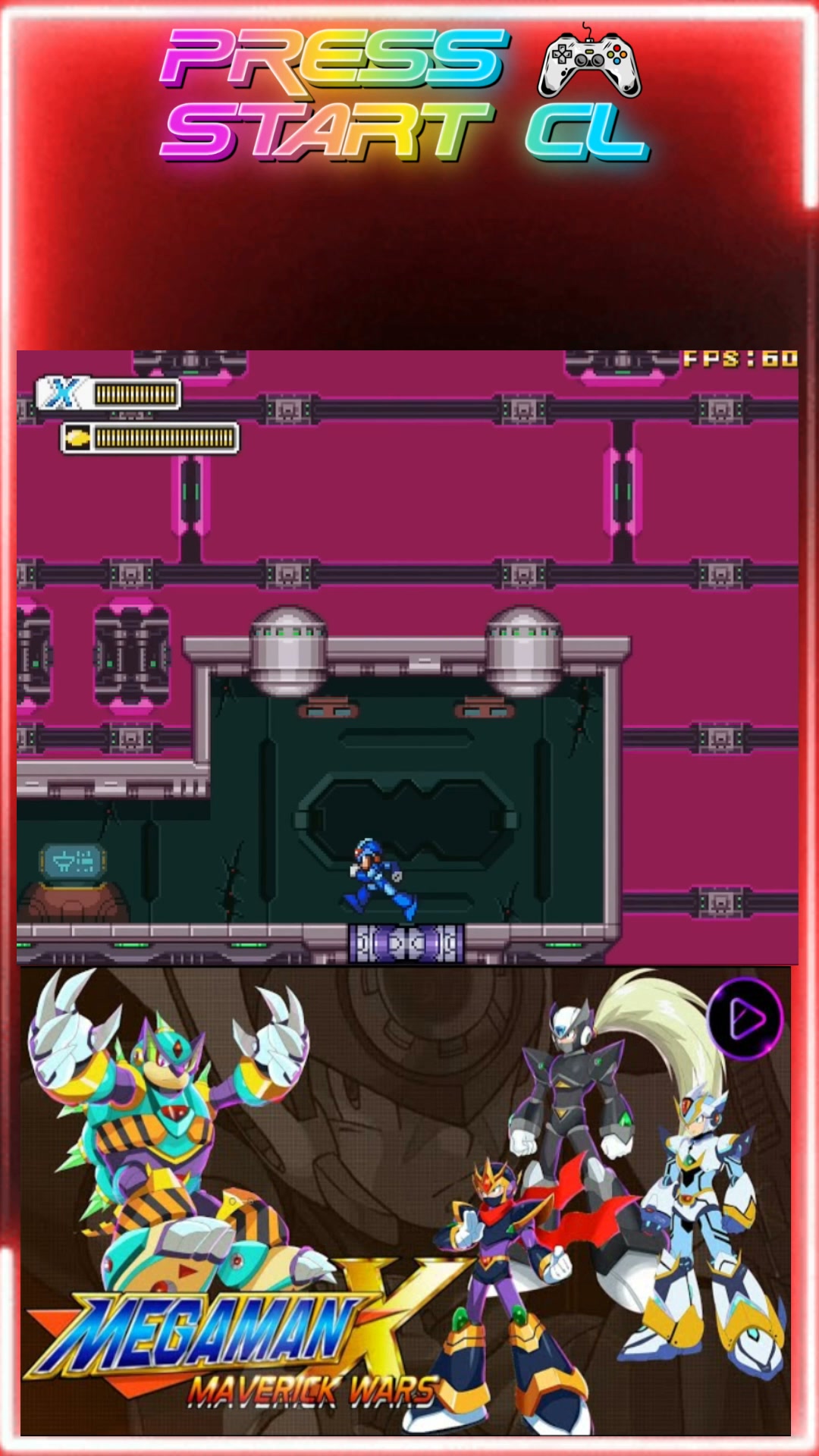 ロックマン メット&バスターセット Mega Man X: Maverick Wars | Fan Game all credits to Pixel Box