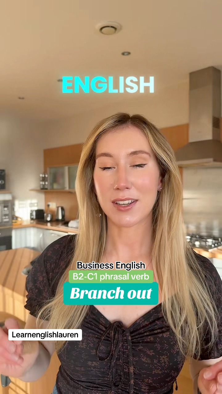 🌱 Phrasal Verb: Branch out (B2-C1) upper intermediate to advanced level ...