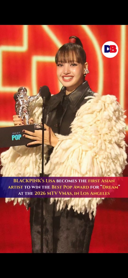 BLACKPINK's Lisa made history at the 2026 MTV Video Music Awards