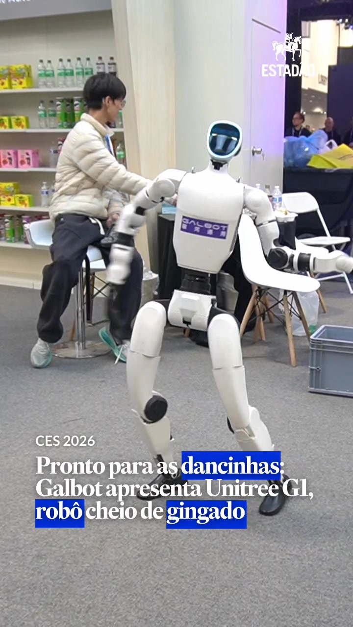 Pronto para as dancinhas 🤖 Galbot apresenta Unitree G1, robô cheio de ...