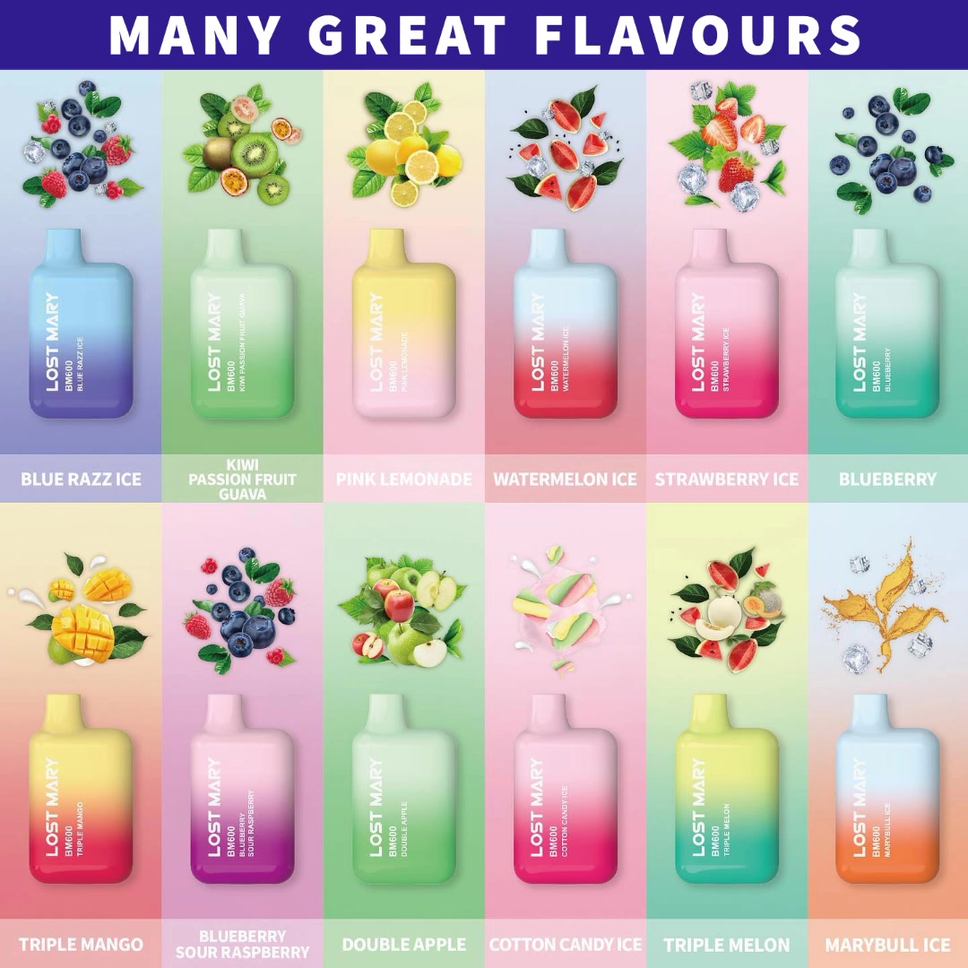 lost mary lemonade flavors 🔥🔥ELFBAR BM600 Disposable Vape🔥🔥, The Lost Mary BM600 Disposable Device is a convenient and lightweight device, ideal for stress-free vaping or if you have just made the switch from smoking. Nicotine Strength:20mg Sapphire Waves Candle – Charging Device