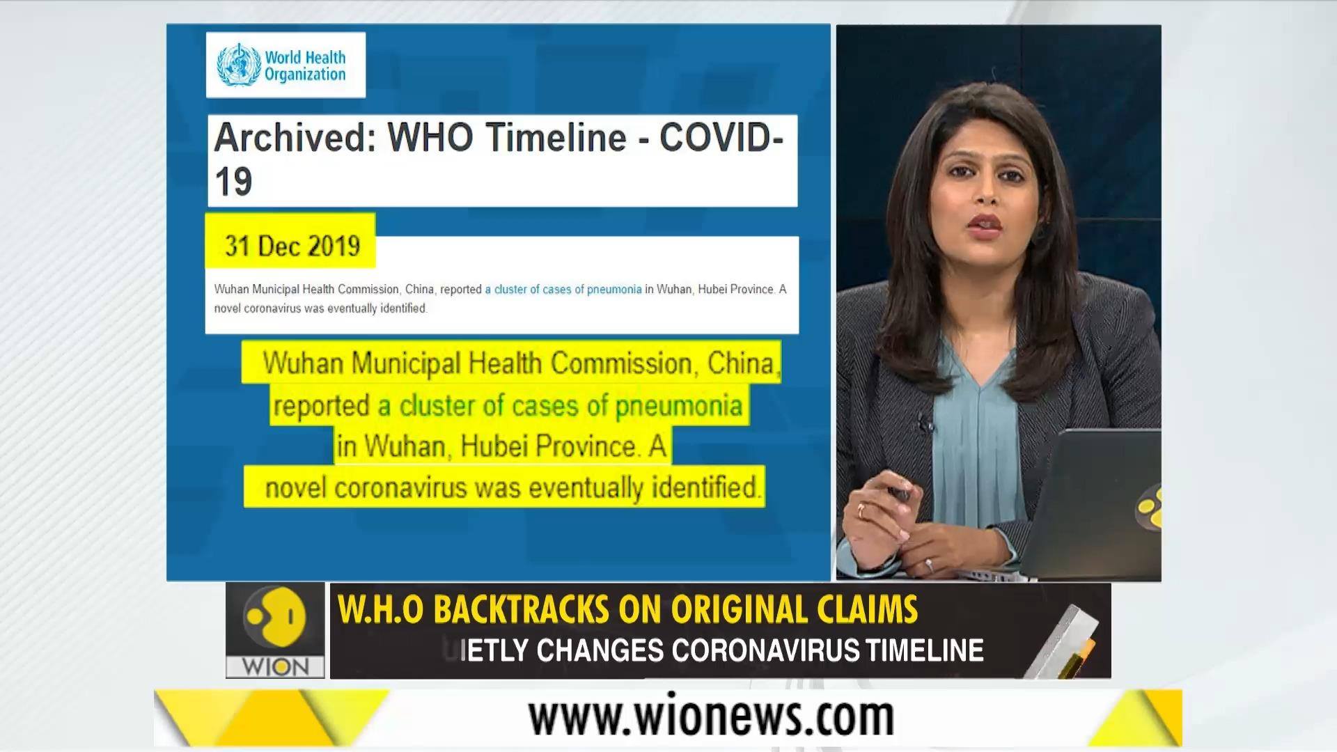 WHO quietly changes Coronavirus timeline | #Gravitas | The World Health ...
