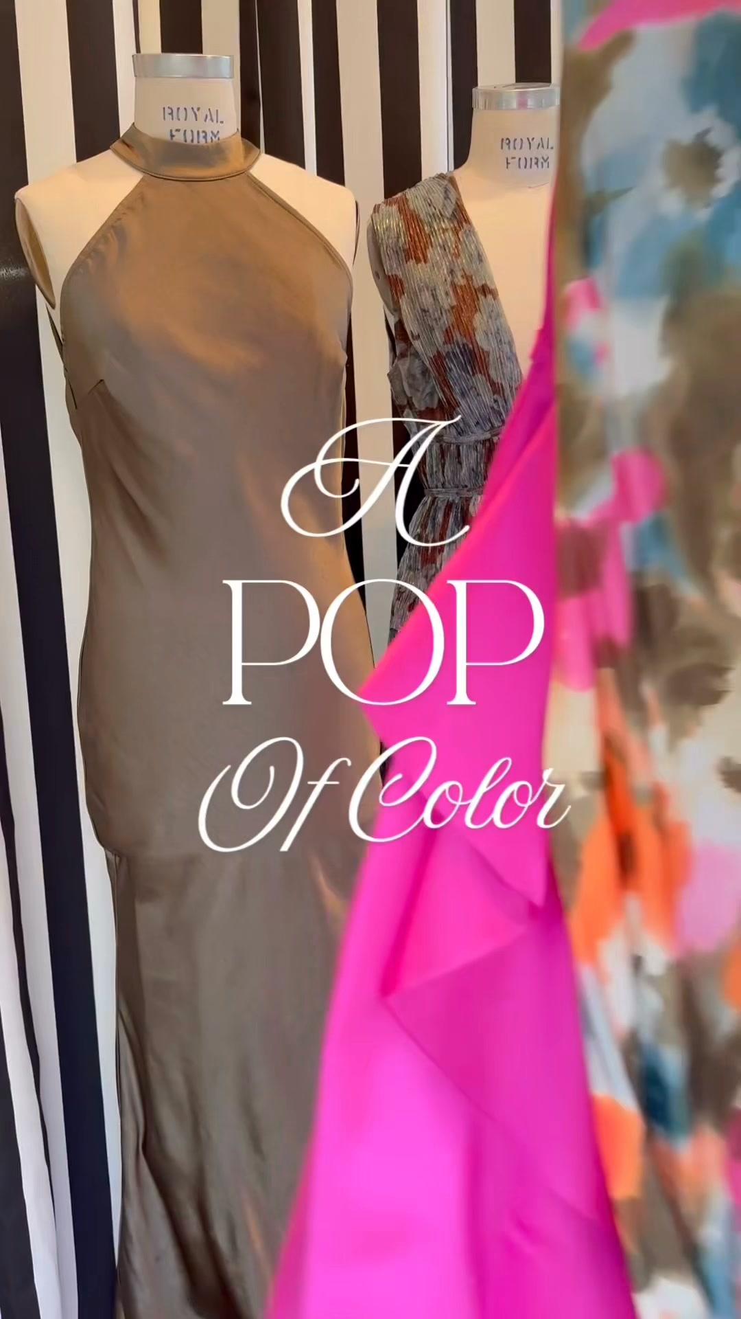 A Pop of Color Dresses at Columbia Street Mercantile in Covington