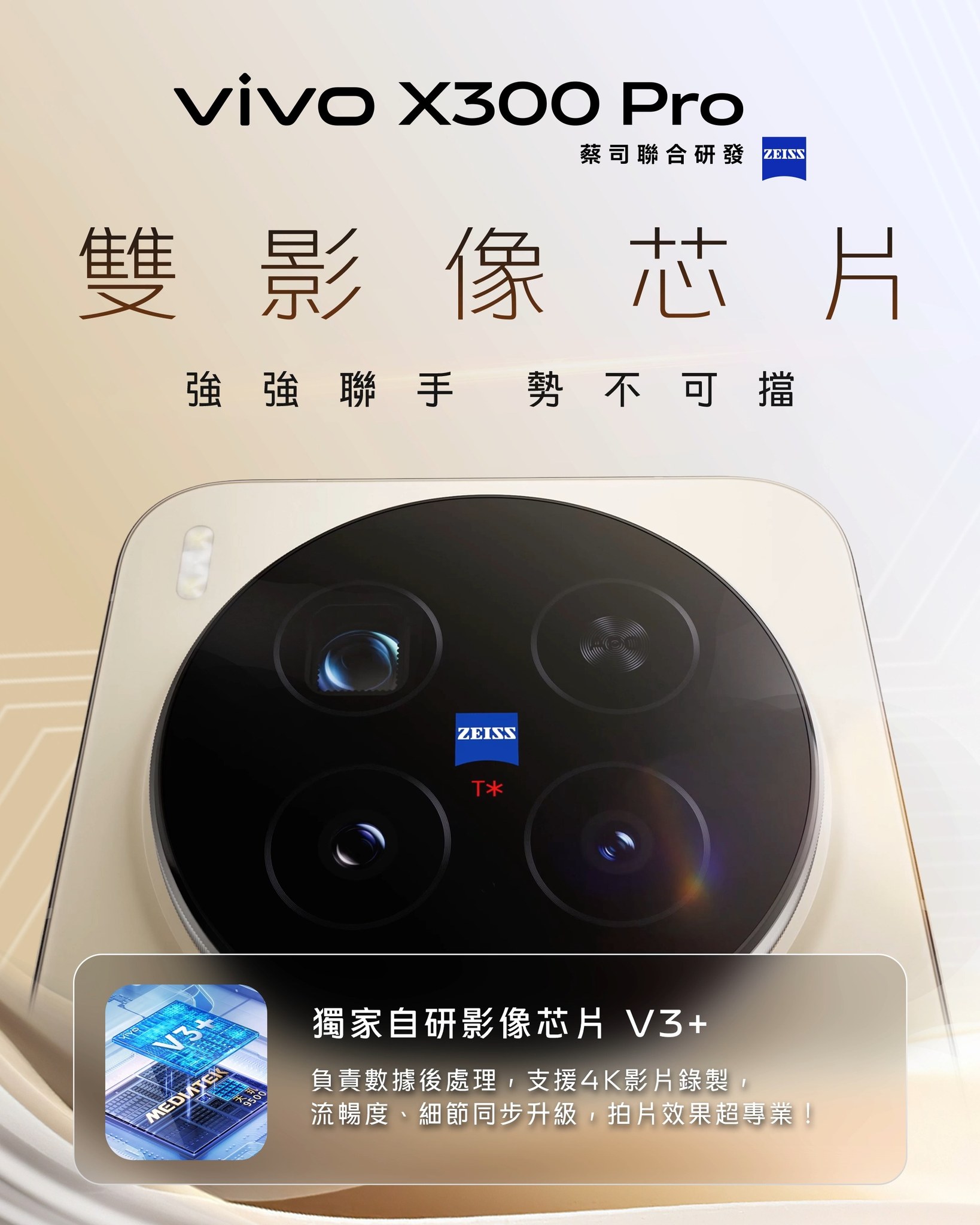 【#X300Pro ｜雙影像芯片強強聯手 性能全部釋放】 覺得手機影相唔夠快？拍片唔夠順？X300 Pro搭載行業獨家「雙影像芯片」，強強聯手 ...