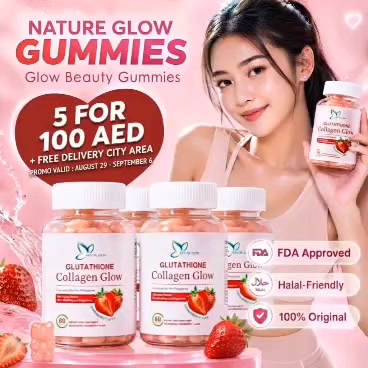 nature beauty collagen and glutathione authentic ✨ Healthy glow starts from within! ✨, Glow + — daily support for radiant, healthy-looking skin. 💖, 📍 Available at Cheng Beauty UAE — trusted by customers across although when mixed with Tout savoir sur le cat:Vitamins Size:6 Pcs