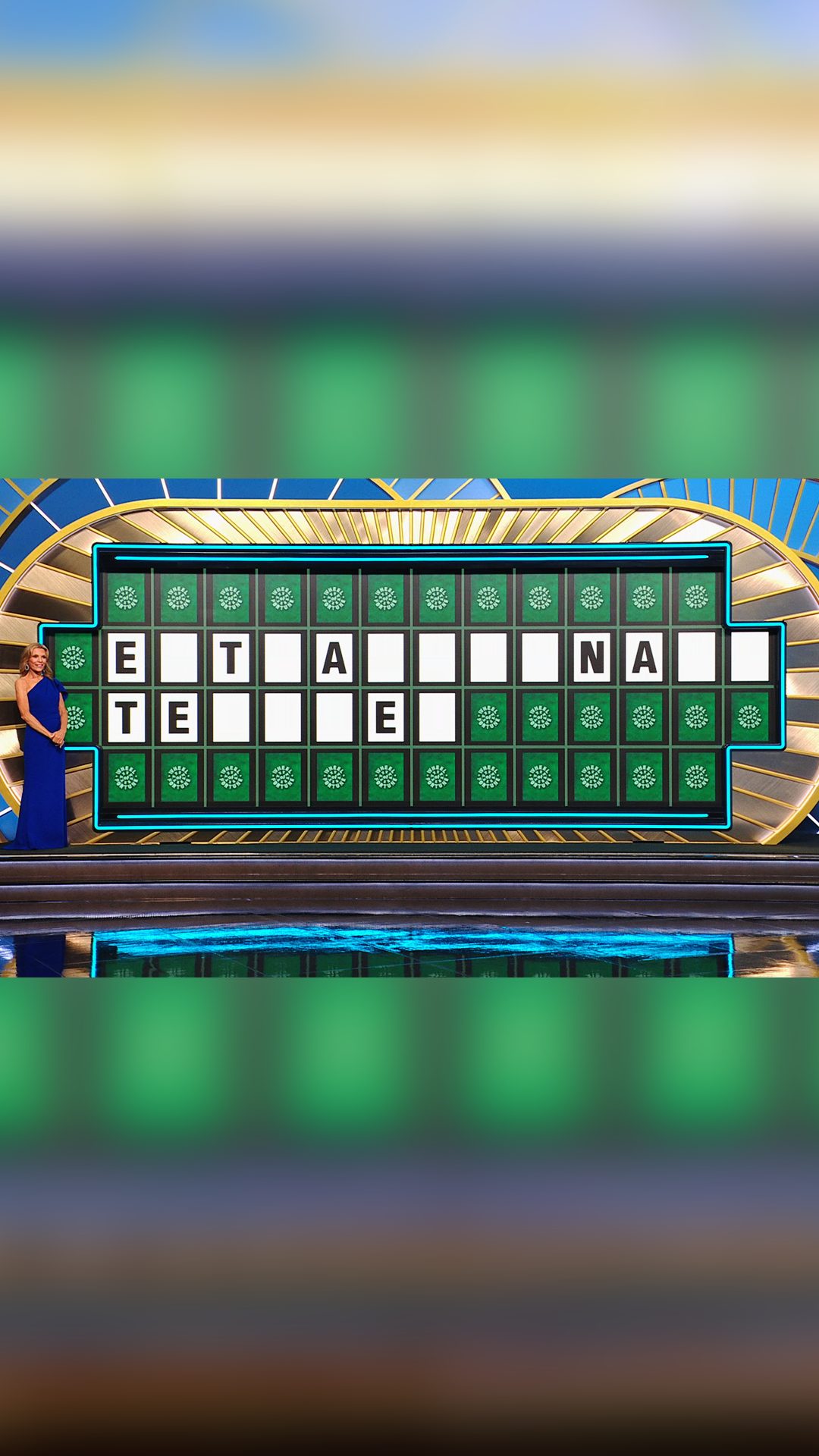 The two-letter solve was wild! #WheelOfFortune #GameShow | Wheel