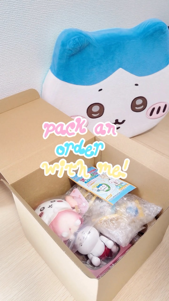 pack an order with me! want more chiikawa toys to add to your