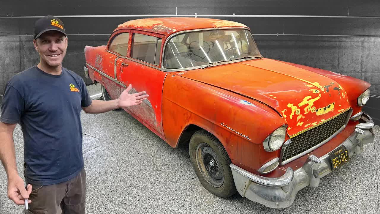 Things Are Tight With This Classic 55 Chevy - Fab Rats #fabrats #chevy ...