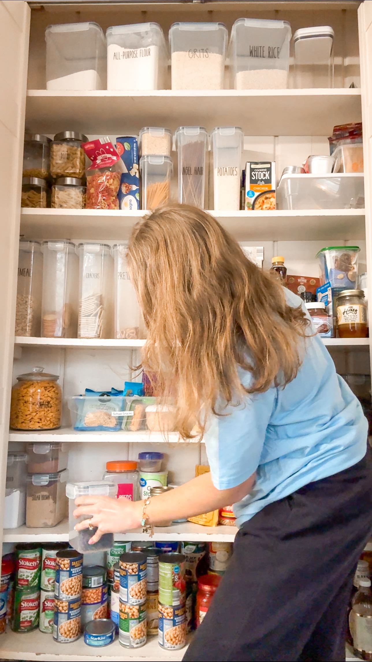 Comment “restock” for a link to pantry organization food storage ...