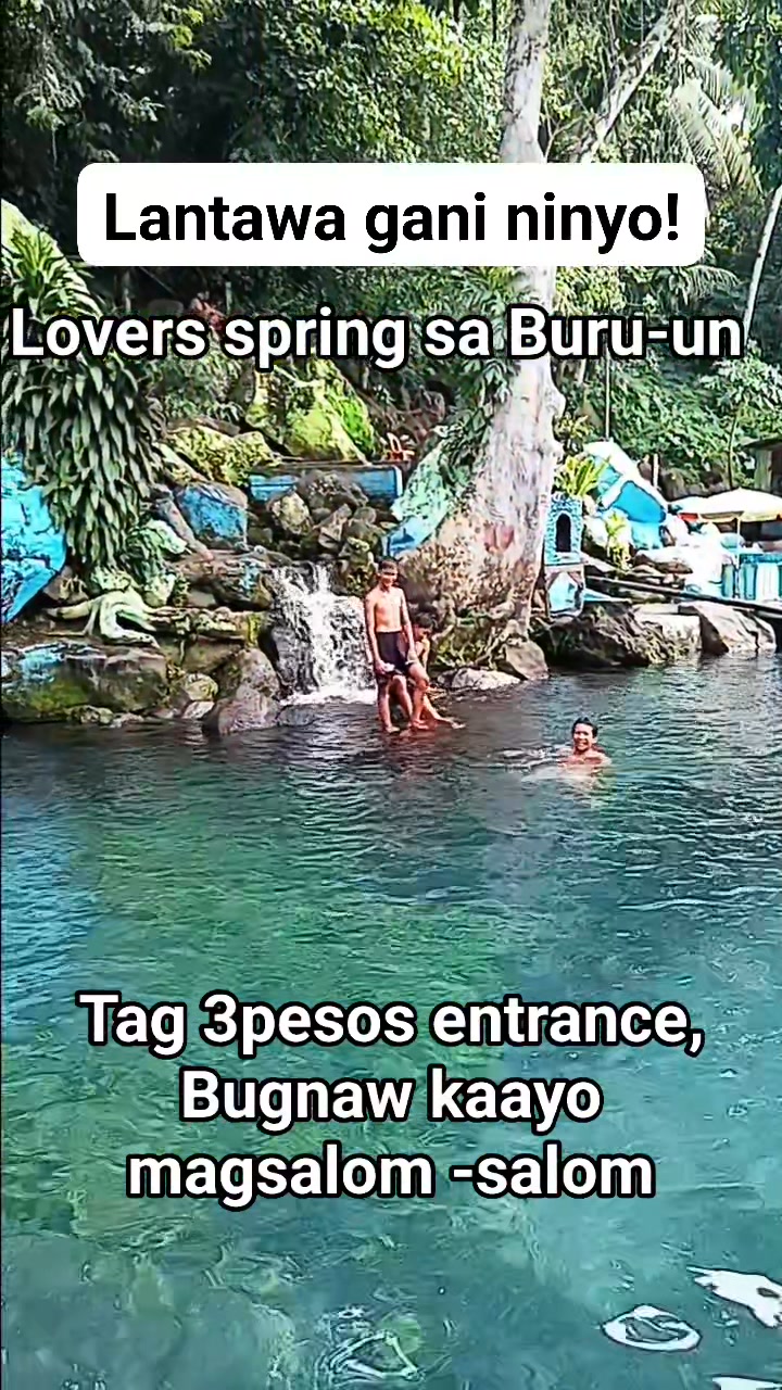 Lantawa gani ninyo! Lovers spring sa Barangay Buru-un tag 3pesos lang ...
