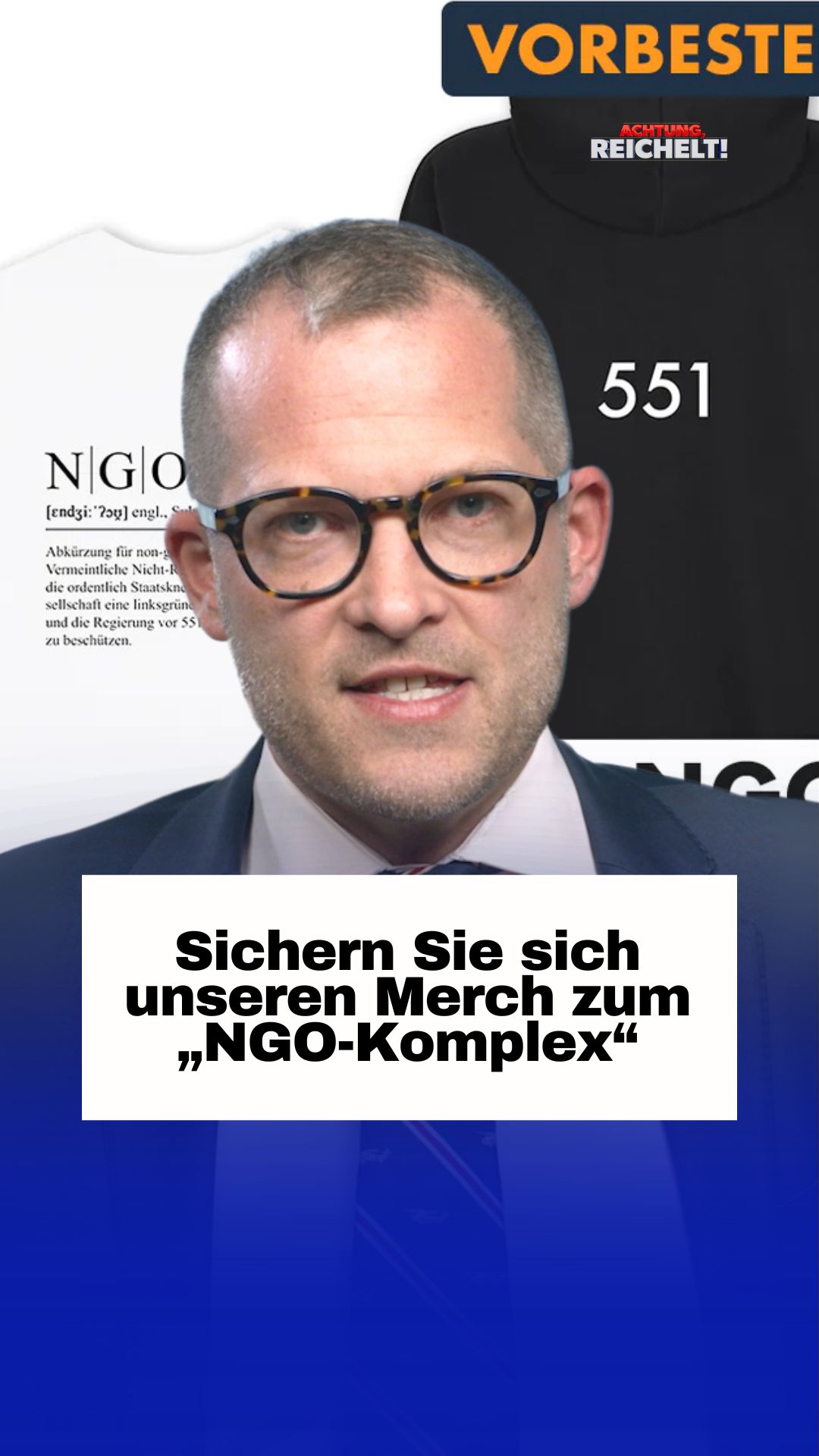 Sichern Sie sich unseren Merch zum „NGO-Komplex“ #nius #achtungreichelt ...