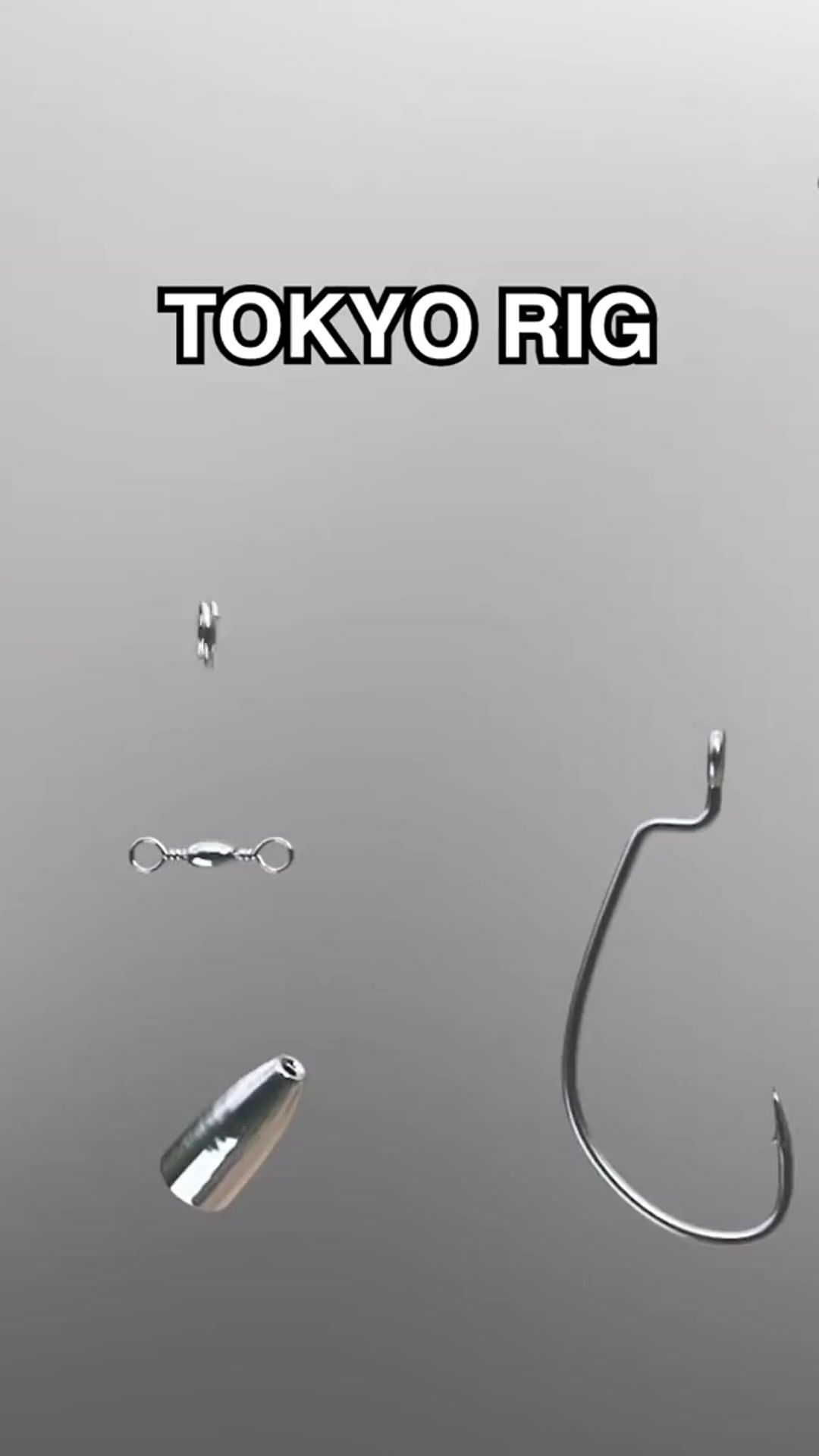 The Tokyo Rig is a hook with a wire d leader that puts the weight below ...