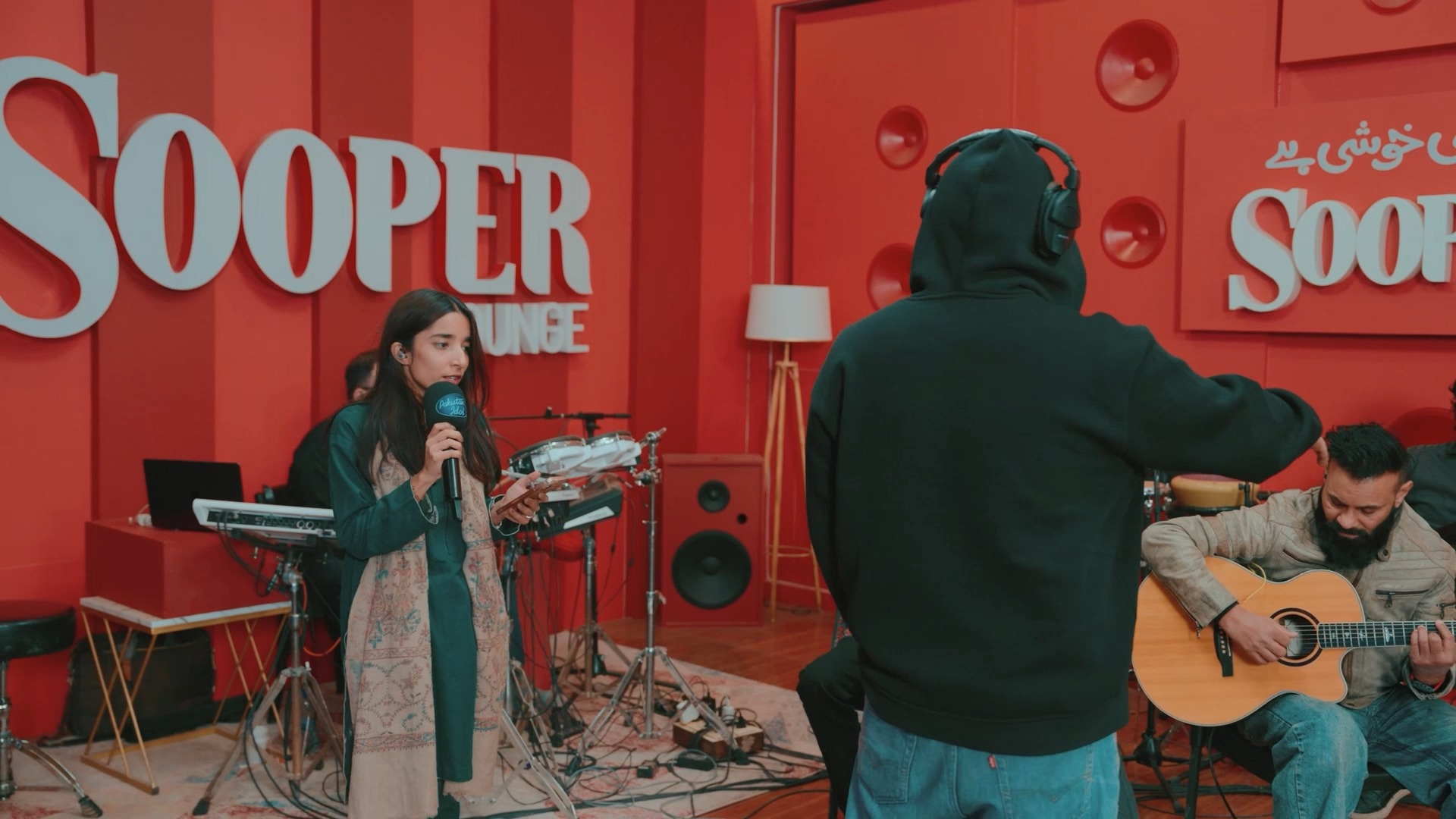Inside the SOOPER Lounge, Samya and Waqar rehearse and gear up for ...
